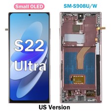 OLED For Samsung Galaxy S22 Ultra 5G SM-S908U LCD Display Screen Assembly Purple