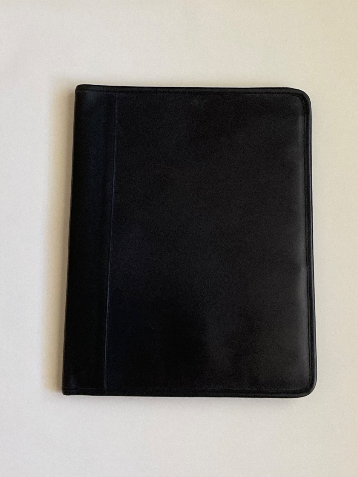 Vintage Coach Padfolio Folder Binder  Pad Black  Leather