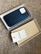 Rimowa Iphone 16 Pro Max Blue Aluminum Phone Case US
