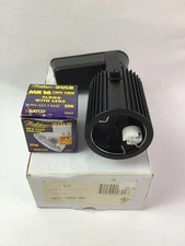 WAC HHT-900-BK Track Lighting Fixture Low Voltage Head BLACK + MR16 BULB