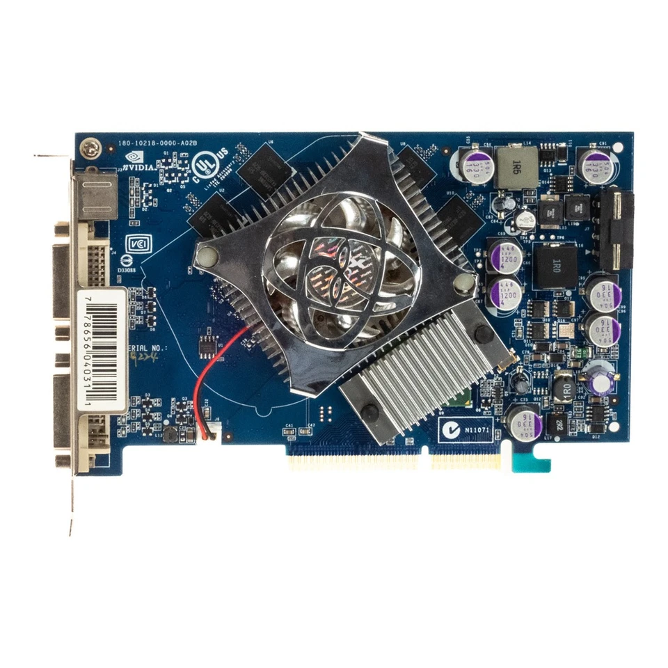 Graphics Card XFX NVIDIA GEFORCE 6600 GT 128MB GDDR3 AGP PV-T43A-NDF7 - Image 2 of 2