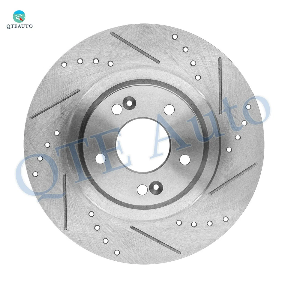 4 Front 320-Rear 302mm Drilled Brake Rotors For 2013-2018 Hyundai Santa FE Sport - Image 4 of 4