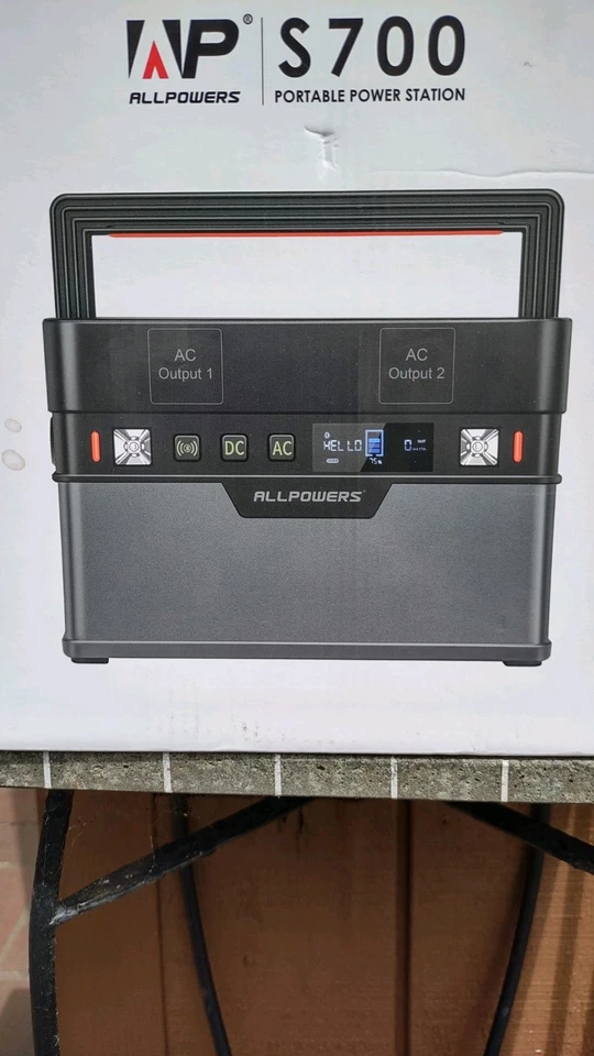 All Powers S700 Generator Great For Camping Blackouts Tailgating Emergency Etc. - Image 3 of 4