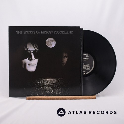 The Sisters Of Mercy Floodland 1-A 1-B Lyric Sheet LP Album Vinyl Record - EX/EX - Picture 2 of 10