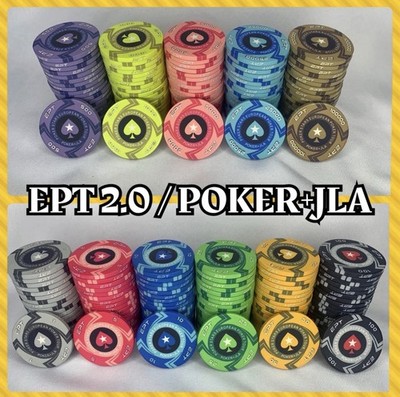 1000  EPT 2.0  Ceramic Poker Chips (exclusive to Pokerjla)