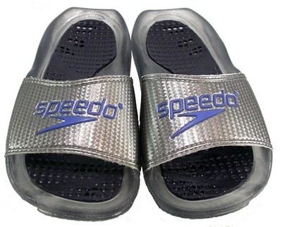 SPEEDO ZOOM Kinder Badeschuhe NEU Sandaletten Schuhe Grösse 28 Silber Blau
