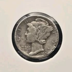 1942-D Mercury Dime 90% Silver US Mint Denver