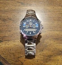 Men's Watch Quartz Silver Tone Blue Dial SR626SW F92657-1/P Runs