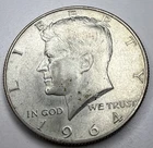 1964 D Kennedy Half Dollar N75