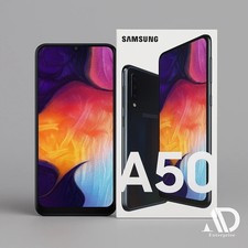 NEW - Samsung Galaxy A50 SM-A505U 64GB Single Sim Unlocked Black Smartphone