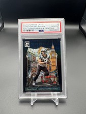 2023 Donruss Optic International Downtown Christian McCaffrey Black Pandora /25