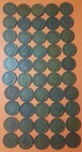 1897 INDIAN CENT ROLL, 50 nice condition coins