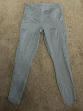  Members Mark Everyday Perforated Legging Grey Heather Size Small
