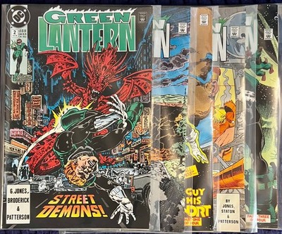 Green Lantern #2, 4, 9-11 [Direct Edition] 1990. **VGC - Bagged & Carded**