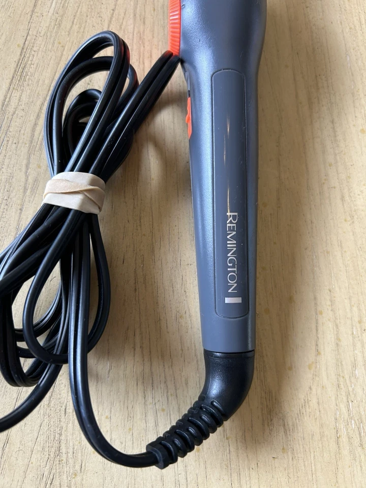 Remington Conical Slim Ceramic Hair Curling Iron Wand Infrared High Heat Orange - Image 2 of 4