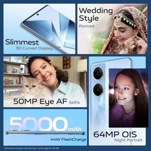 vivo V29e 5G DUAL Factory Unlocked-256 GB STORAGE GB RAM Ultra