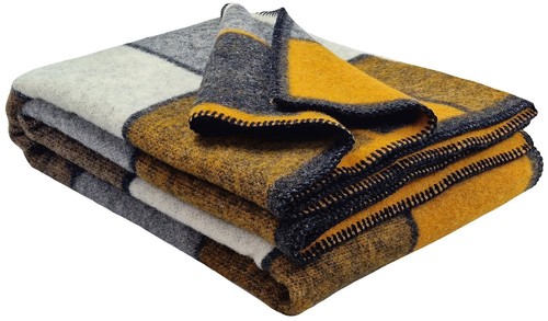 Wohndecke 100% Wolle Wolldecke Tagesdecke Plaid 150 x 200cm Selva - Bild 29 von 62