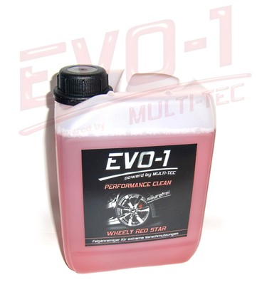 [EUR 1,99/L] 10 L EVO-1 RED WHEEL STAR X-TREM Alufelgenreiniger Felgenreiniger