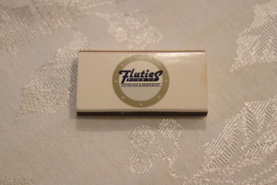 Vintage Matchbox Matches FLUTIES PIER 17 Oyster Bar & Restaurant New York City