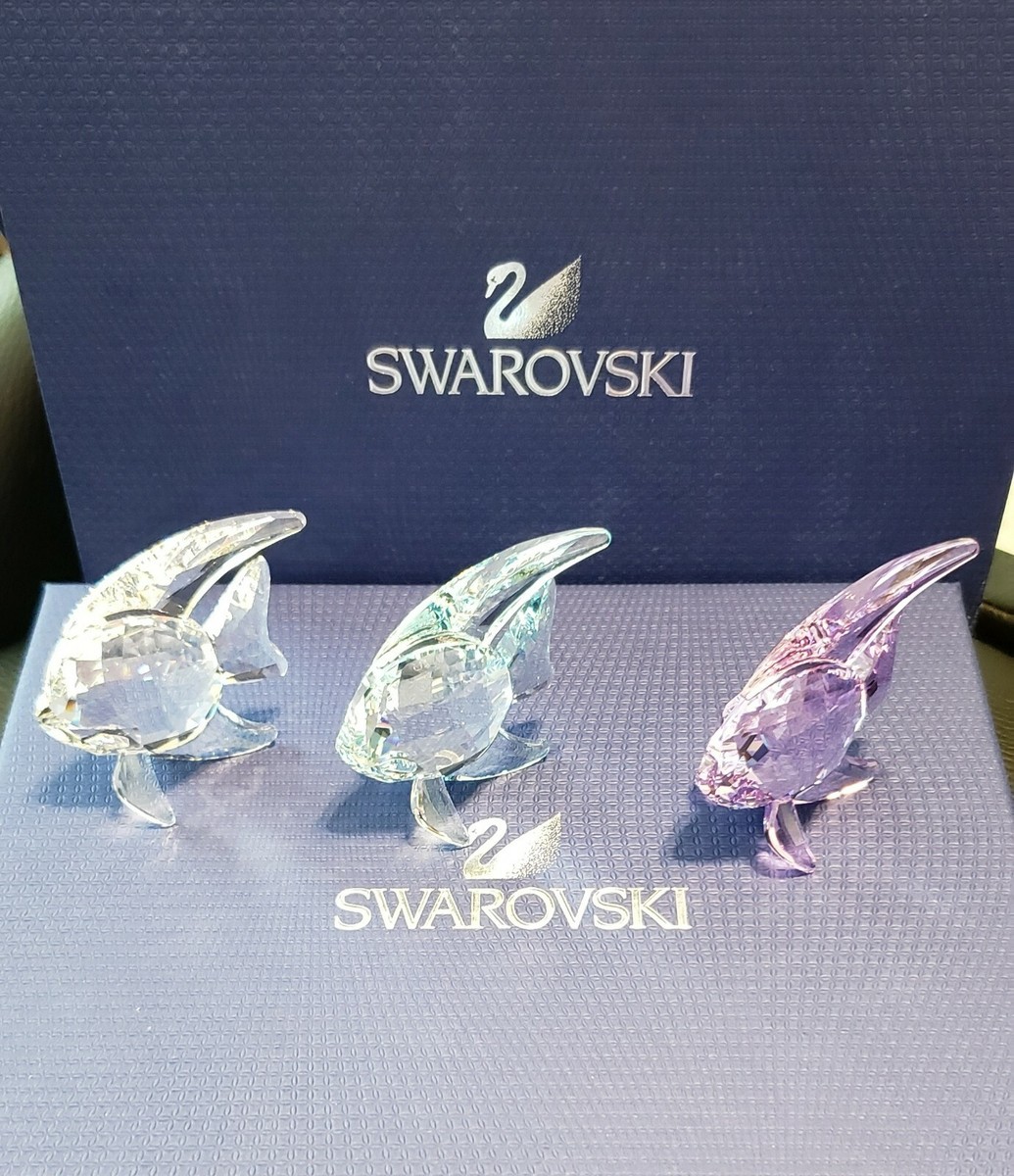 Swarovski Angel Fish (Set of 3) Crystal - 1043243 - Retired - NIB