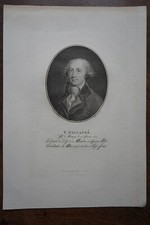 MALLARME FRANCOIS RENE (1755-1831) PORTRAIT ENGRAVING 19th century, born in NANCY