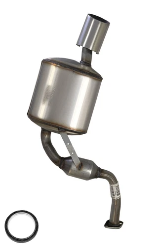 Stainless Steel Driver Side Exhaust Muffler fits: 2009-2017 Nissan Maxima 3.5L
