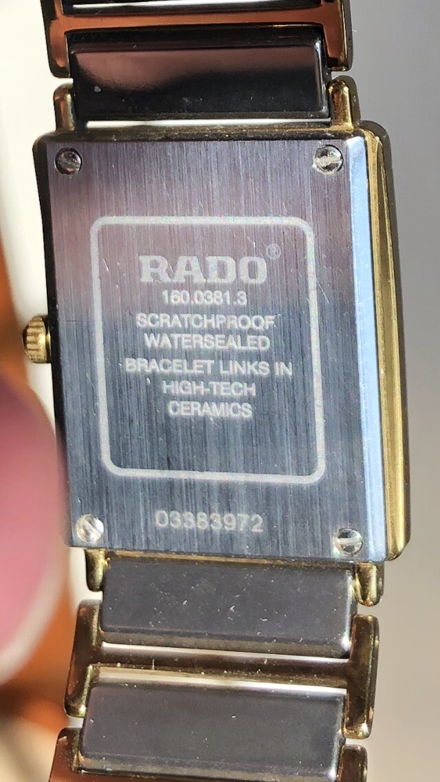 RADO DIASTAR, High Tech Ceramic Band, Scratchproof, Water Sealed