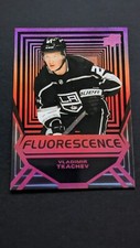 2021-22 UD Series 2 Hockey Red Fluorescence Vladimir Tkachev RC Rookie Kings