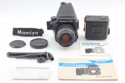 [N MINT w/ Release Cable + Strap] Mamiya 645 Pro AE Sekor C 55mm F2.8 From JAPAN