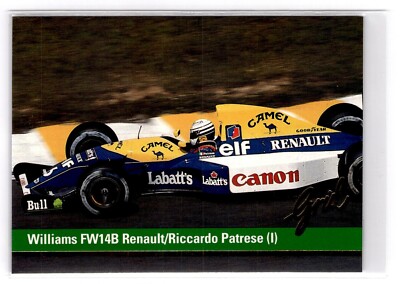 1992 Grid Motorsports Formula One Racing Ricardo Patrese #6 Williams FW14B B
