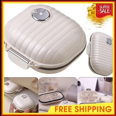 Small Cute Pill Case Travel Pill Organizer Moisture-Proof for Pocket Purse