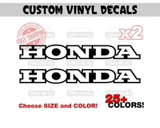 2x HONDA Decals, HONDA Sticker (1 set) Helmet Boat Motorcycle PWC Jetski ATV Car