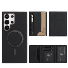 For Samsung Galaxy S25 Ultra S24 FE S23 S22 S21 A36 5G RFID Magnetic Wallet Case