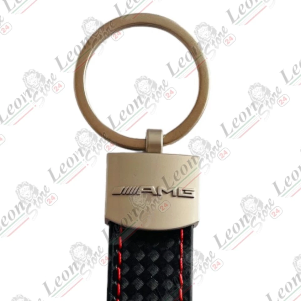portachiavi logo AMG per Mercedes benz A B C E CLA GLA GLE  stemma fregio badge - Immagine 3 di 4