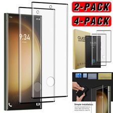 For Samsung Galaxy S23/S23 /S23 Ultra/FE Clear Tempered Glass Screen Protector