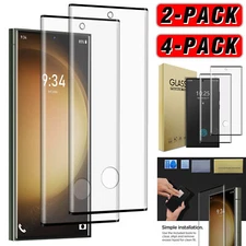 For Samsung Galaxy S23/S23+/S23 Ultra/FE Clear Tempered Glass Screen Protector