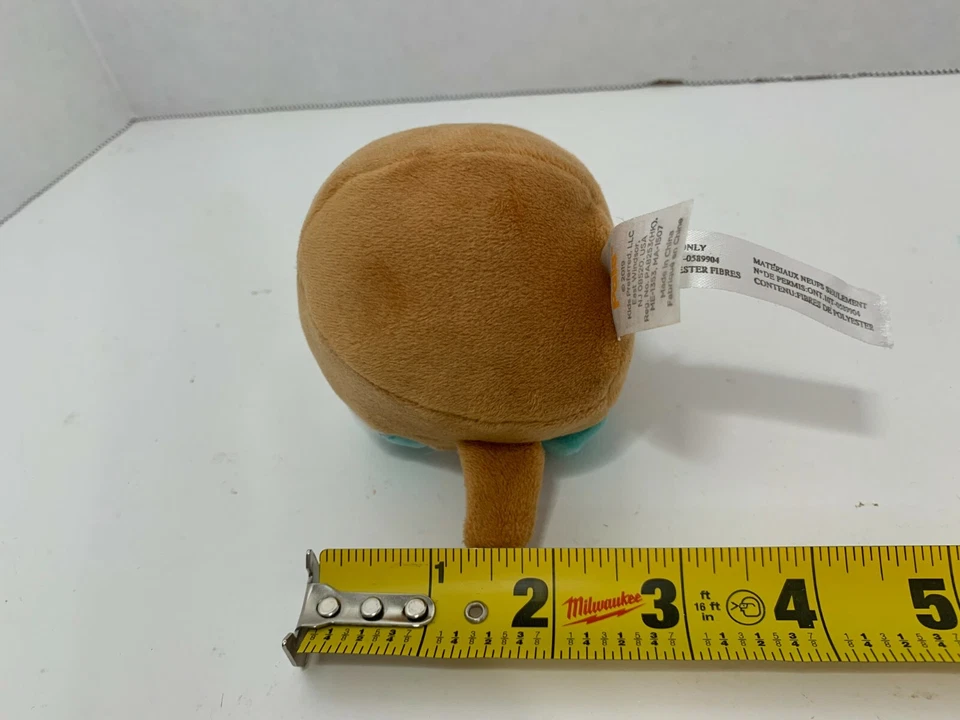 Kids Preferred Cuddle Pals mini 3" chocalho bebê preguiça pequeno brinquedo de pelúcia macio azul - Imagem 3 de 3