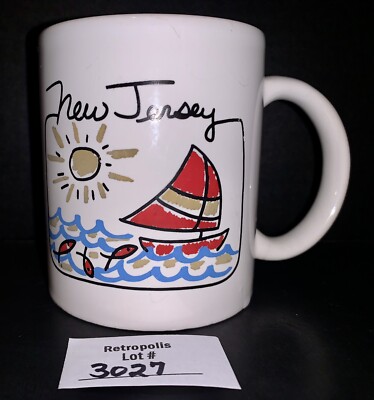 Mary Ellis New Jersey Ceramic Coffee Mug