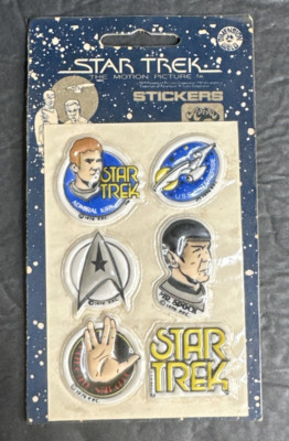 Vintage Star Trek PUFFY Stickers 1979 Aviva Dimension Weld Spock NEW NOS