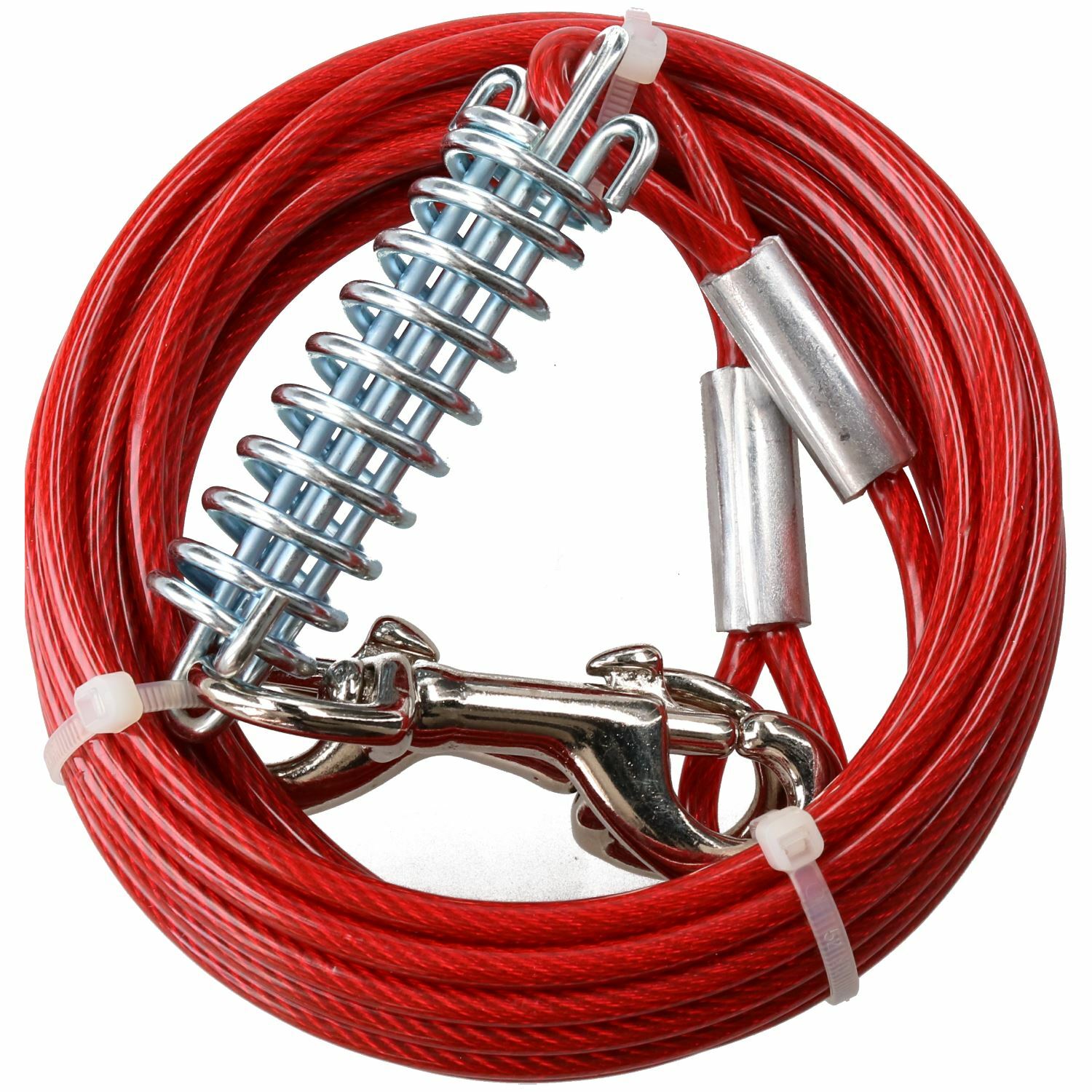 10ft/ 3M Weather Resistant Strong Secure Pet Dog Tie-Out Cable