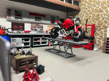 Modellino di cavalletto per moto 1:12 1:18 1:24 diorama