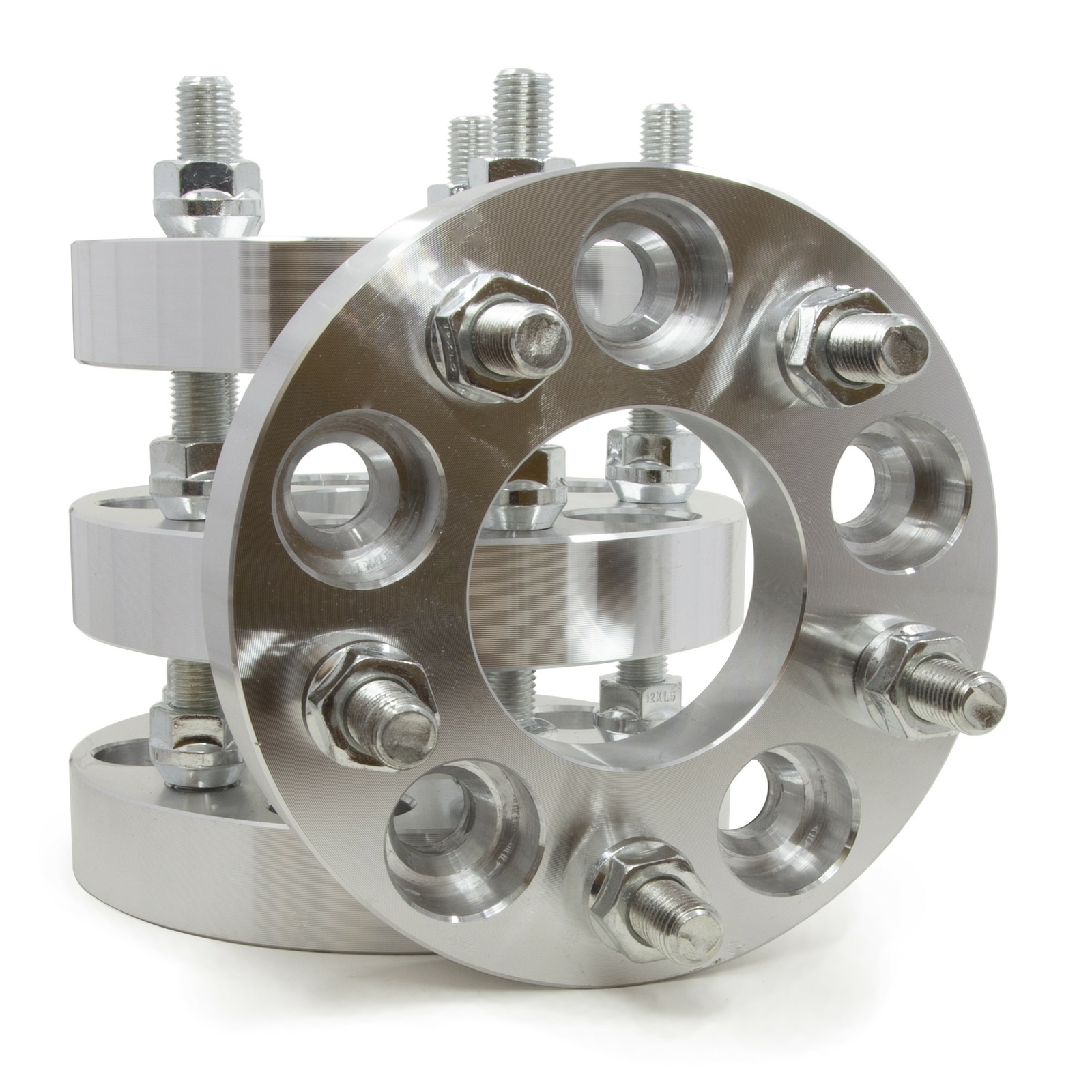 4 Wheel Spacers Converts 5x110 To 5x112 1 Thick 5 Lug Wheel 