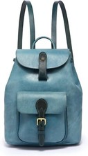 Old Trend Genuine Leather Isla Backpack Turquoise