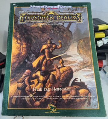 Advanced Dungeons & Dragon Hall of Heroes FR7 Forgotten Realms Original