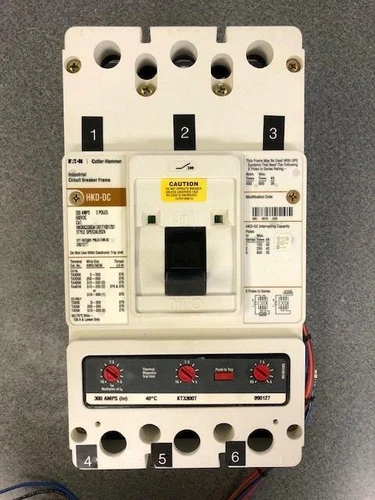 Eaton Cutler-Hammer HKDDC3300A 1301T1001Z01, 3-Pole 300A Circuit Breaker Frame +