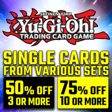 YU GI OH! - SINGLE CARDS FROM VARIOUS SETS - 1ST ED. / UNLIMITED - EXCELLENT