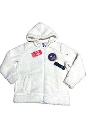 NWT NFL New York Giants Women's Sherpa Full-Zip Jacket White Size L