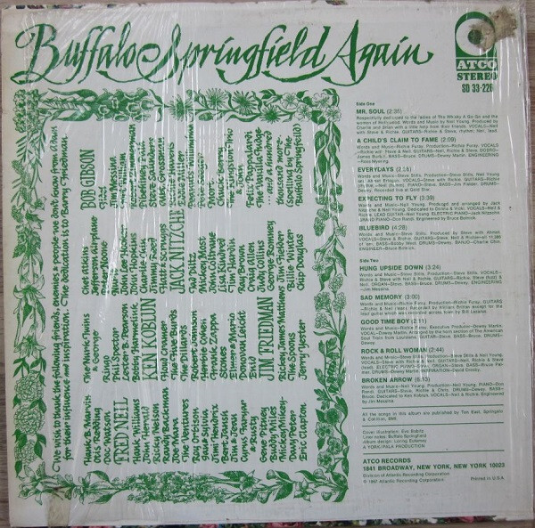 Buffalo Springfield - Buffalo Springfield Again (LP, Album, RE, PR