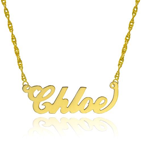 10k Yellow Gold Personalized Name 