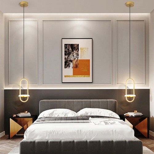 LED Pendant Light Office Ceiling Lights Bedroom Lamp Gold Bar Pendant Lighting - Picture 11 of 11